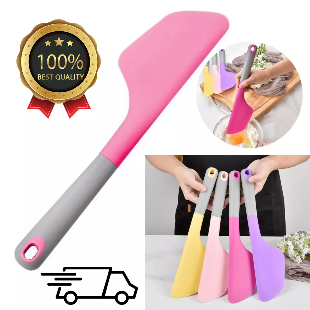 Home Kitchen Silicone Cookie Cake Baking Tool Cream Oil Pastry Brush Pink  2pcs