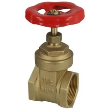 Messing Muffenschieber 1 1/2" IG