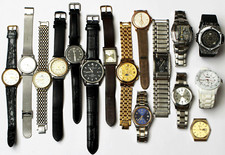 Konvolut Sammlung 16 Herren Quarz Armbanduhren intakt / defekt Bastlerware