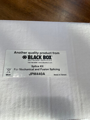 Black Box Splice Kit For Mechanical and Fusion Splicing.  #JPM440A, New In Box#2