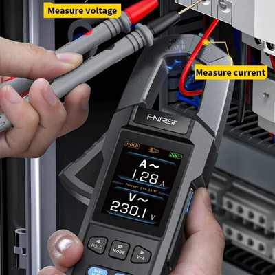 10000 Counts DMC-100 DC AC Current Voltage Clamp Meter USB Charger 600A 