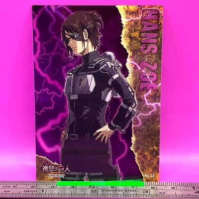 タレントカード zoe Hange Zoë 57 Attack on Titan Wafer Card AOT TCG Japanese #146 | eBay