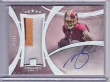 2013 Topps Five Star Patch Autograph Rainbow Jordan Reed 01/25 Auto Jersey