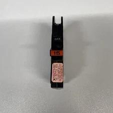 NC115 FPE 15 Amp 1 Pole Stab-Lok Federal Pacific Breaker NC15 Red  