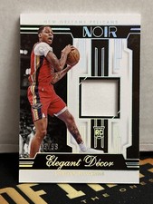 23-24 Panini Noir RC Jordan Hawkins 53/99 Elegant Decor Rookie Jerseys Prime ALG