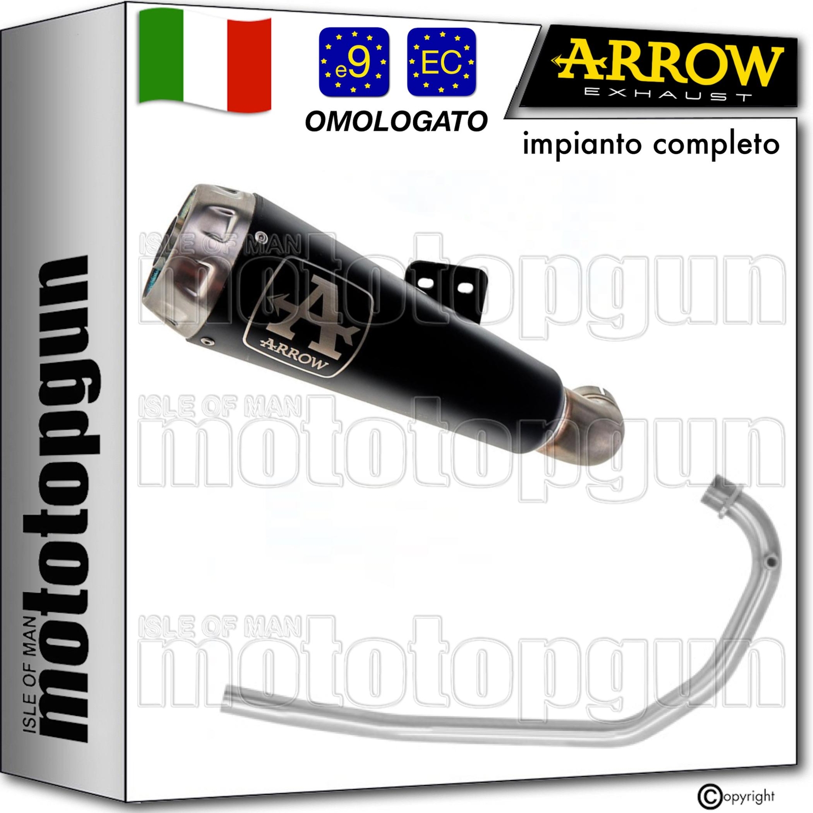 ARROW SCARICO COMPLETO OMOLOGATO RC PRO-RACE NERO BRIXTON BX 125 X 2020 20