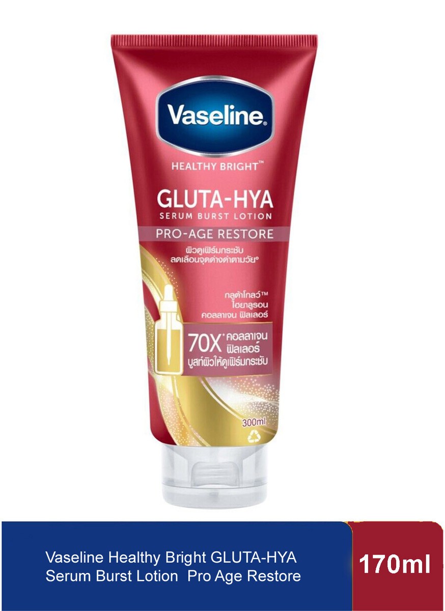 Vaseline GLUTA-HYA PRO-AGE RESTORE 8本セット VASELINE GLUTA-HYA PRO-AGE RESTORE – Thai House Cosmetics