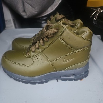 Nike Air Max Goadome Size 6Y Olive Canvas Green Custom CT1128-300