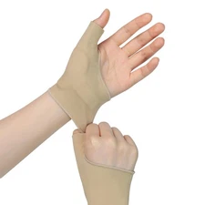 Thumb Wrist Brace Sleeve, Soft Elastic Thumb Splint Glove Liner for Arthritis Pa