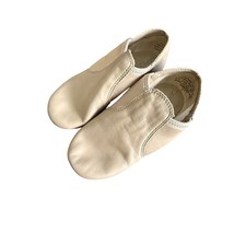 Capezio E-Series Jazz Shoes EJ2 Caramel Leather Slip On Kids Size 11 M