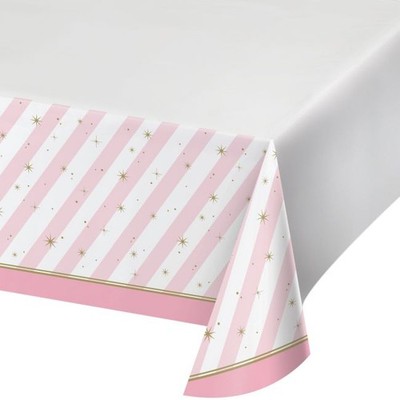 Twinkle Toes Ballerina Plastic Banquet Tablecloth 54'' x 102'' Birthday Tableware