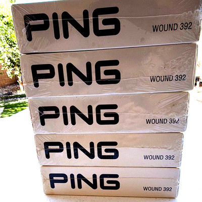 PING Wound 392 White Tour Preferred Golf Balls 12-Pack Box Lot of 5