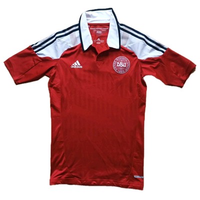 Adidas Dänemark 2012/13 TECHFIT Spieler Player Issue Trikot rot Denmark Sz. L