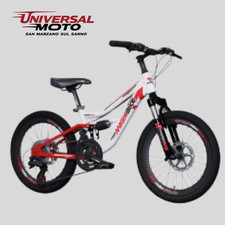 BICICLETTA BAMBINO/RAGAZZO 6/7/8/9 ANNI MISURA 20 MTB FULL BICOLOR  MAGIK BIKE