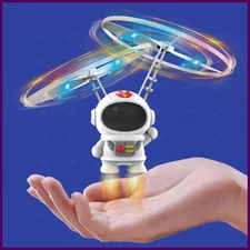 Levitating Luminous Flying Robot Astronaut Toy Aircraft Hand-Controlled Drone