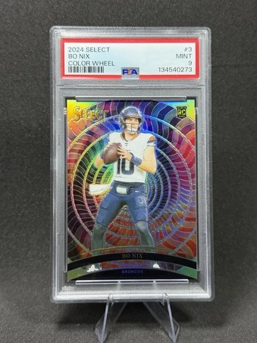 2024 Panini Select - Color Wheel Bo Nix #3 (RC)