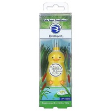 Brilliant, Kids Sonic Toothbrush, 3 Years, Duck, 1 Sonic Toothbrush