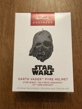 NEW 2025 Hallmark Limited Edition Star Wars Darth Vader Pyre Helmet Ornament NIB