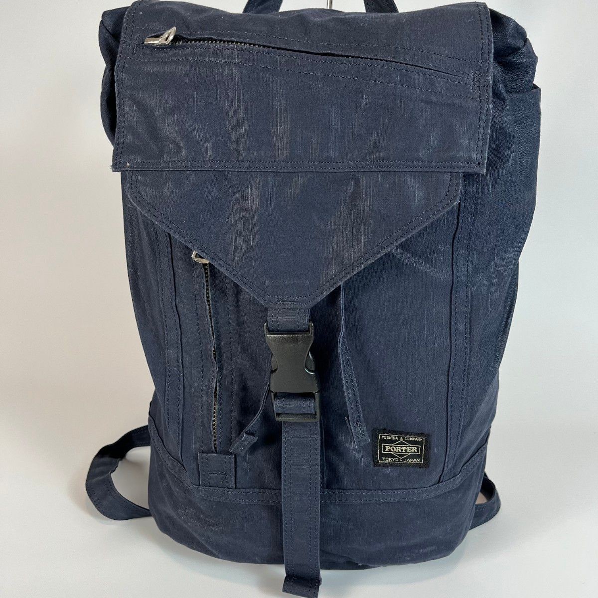 PORTER Backpack CUBE Navy Drawstring Bag, Mens Tr… - image 2