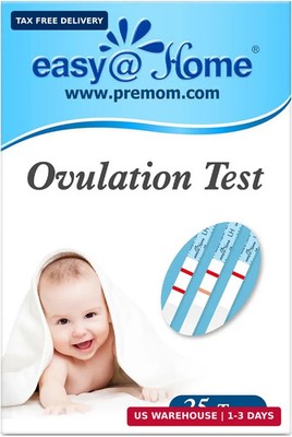 Easy@Home Ovulation Test Strips, 25 Pack Fertility Tests, Ovulation Predictor Ki