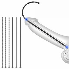 Male Silicone Sound Trainer Plug Urethral Stretcher Dilator Enhancer Stretching