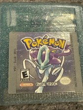 Pokemon Crystal Version (Nintendo Gameboy Color, 2001) Authentic| Dry Battery