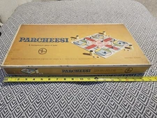 Vintage Parcheesi Gold Seal Edition 1967 Board Game Complete Selchow Righter