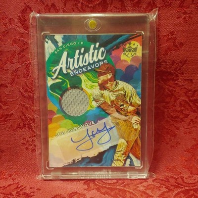 Panini 2022 Diamond Kings Joe Musgrove Padres Artistic Endeavors Auto Mem