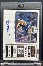 2022 Panini Contenders Jalen Tolbert Rookie Ticket Autograph Variation Cowboys