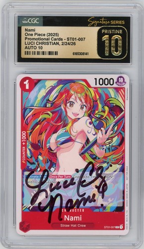 Nami (2025 New Year Event) graded CGC 10 for sale on eBay
