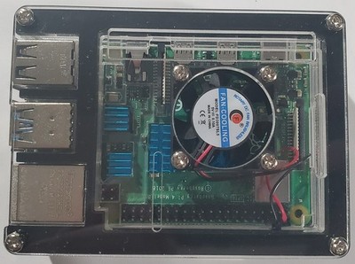 Raspberry Pi 4 Model B Rev 1.5 8GB RAM   Tested Working w/ Case & Cooling