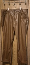 Good American Women's Pants Faux Leather,Plus Size 20