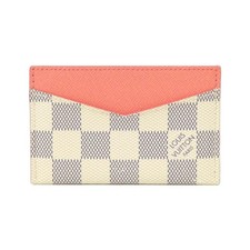 Authentic Louis Vuitton Damier Azur Porte Carte Simple N60359 Card Case 260...