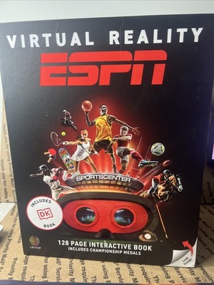 Virtual Reality ESPN Gift Box, Illustrated Interactive VR Book Missing 2 Medals
