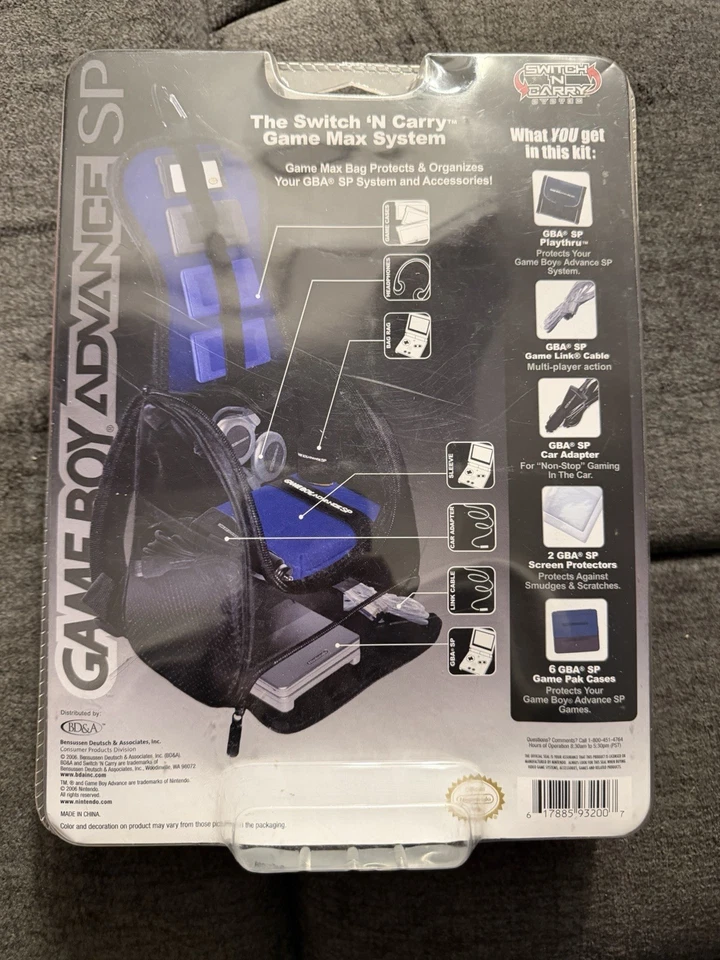 Nintendo Game Boy Advance SP Starter Kit SEALED! - Image 2 of 4