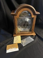 Hamilton Wheatland Westminster Chime Mantle Clock #340-020 Germany Tempus Fugit