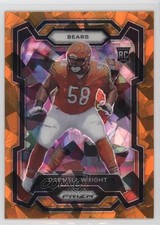 2023 Panini Prizm Rookies Orange Ice Prizm Darnell Wright #313 2t9