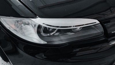 LCI Scheinwerferblenden kompatibel mit BMW 1er E81 E82 E87 E88 (Silber)