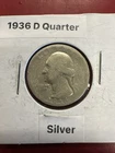 1936-D 25C Washington Quarter