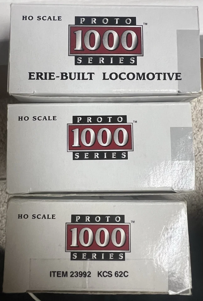 HO Walthers Proto 1000 KCS Erie-Built A-B-A Set 62 A,B,C - Image 2 of 2