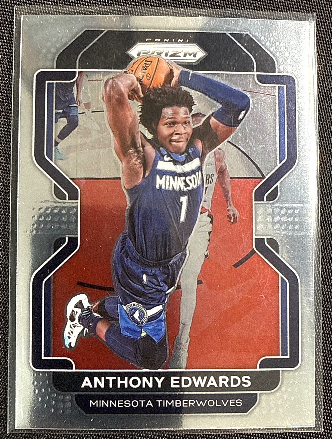 2021-22 Panini Prizm - Anthony Edwards #37 Silver Prizm Minnesota Timberwolves