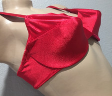 Vtg VS Style Red Secret Second Skin Satin Bra 36B