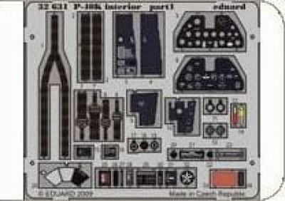 P-40K interior S.A. -Hasegawa- 1/32 - Eduard 32631