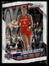 2025 Panini Prizm WNBA #81 Shakira Austin White Seismic Prizms