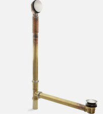 Kohler K-7265-BN Brass Toe Tap Bath Drain fro...