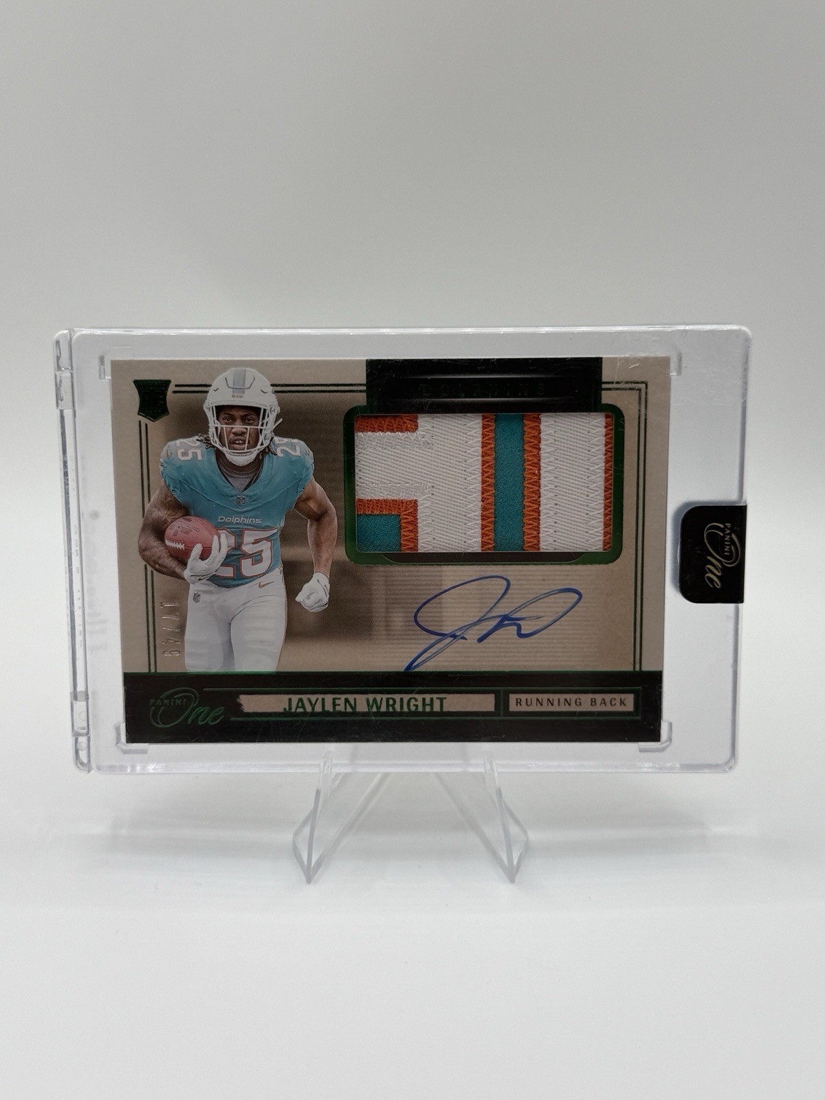 Jaylen Wright Panini One #28 Patch Autograph