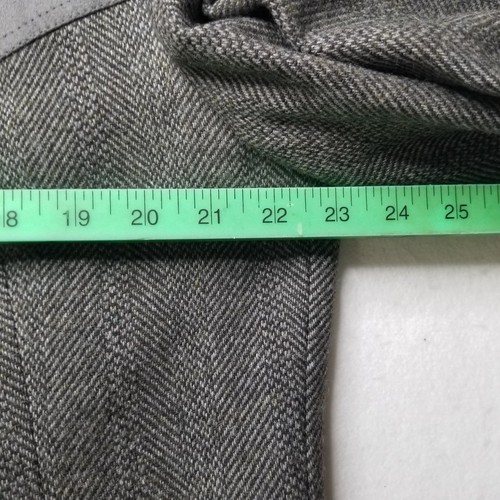 Vintage Pendleton Men Western Yoke Tweed Suede Blazer 44R Gray Sports Coat - Picture 15 of 20