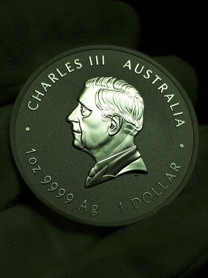 1 OZ plata 9999 Columnario PILLAR 2025 Perth Mint AUSTRALIA encapsulada - Imagen 3 de 3