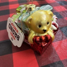 H-E-B Gifts in Shopping Basket Ornament Texas Viral Holiday Christmas HEB NEW