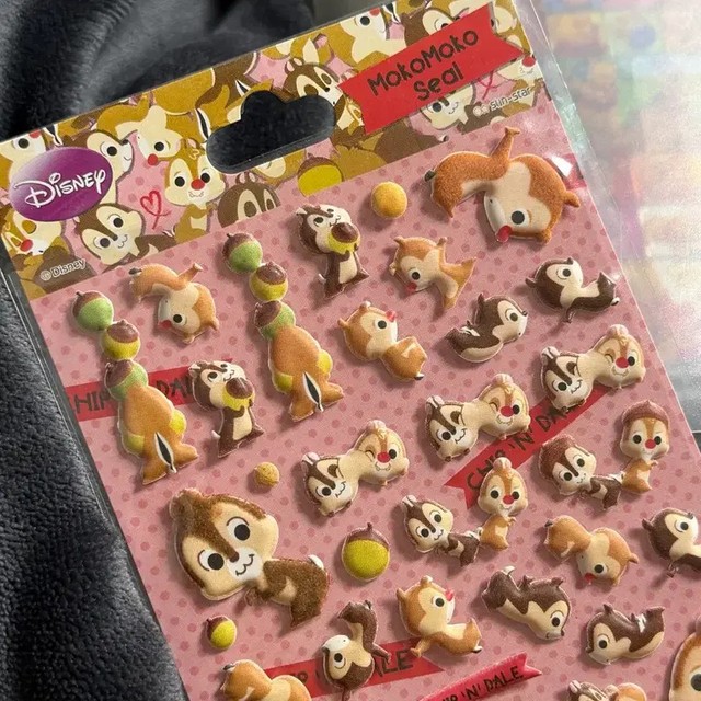 Disney Chip & Dale Moko Moko Sticker, New